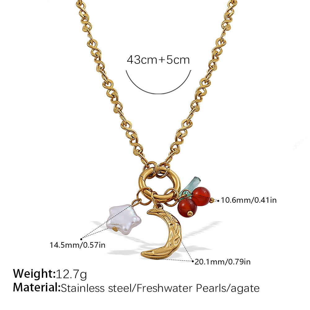 Collana multiaccessorio in oro XL631G Immagine38