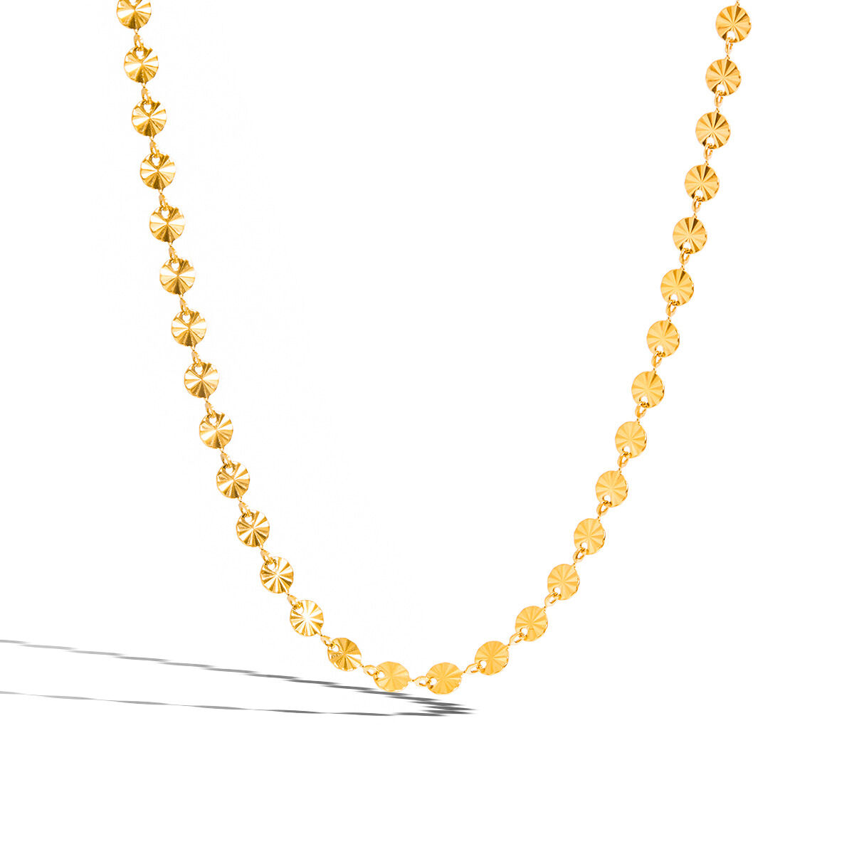 1 Piece Classic Shell Stainless Steel Waterproof Gold Color Women's Chain Necklaces h5 