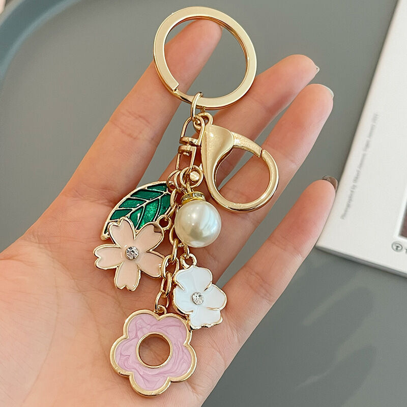 1 Piece Sakura Alloy Keychain Picture4