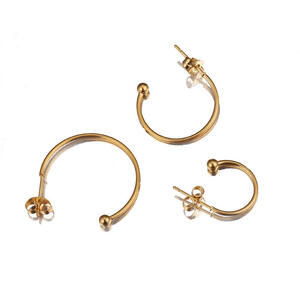 1 Piece Simple Series DIY Solid Color Stainless Steel Waterproof Jewelry Charms h5 Picture2