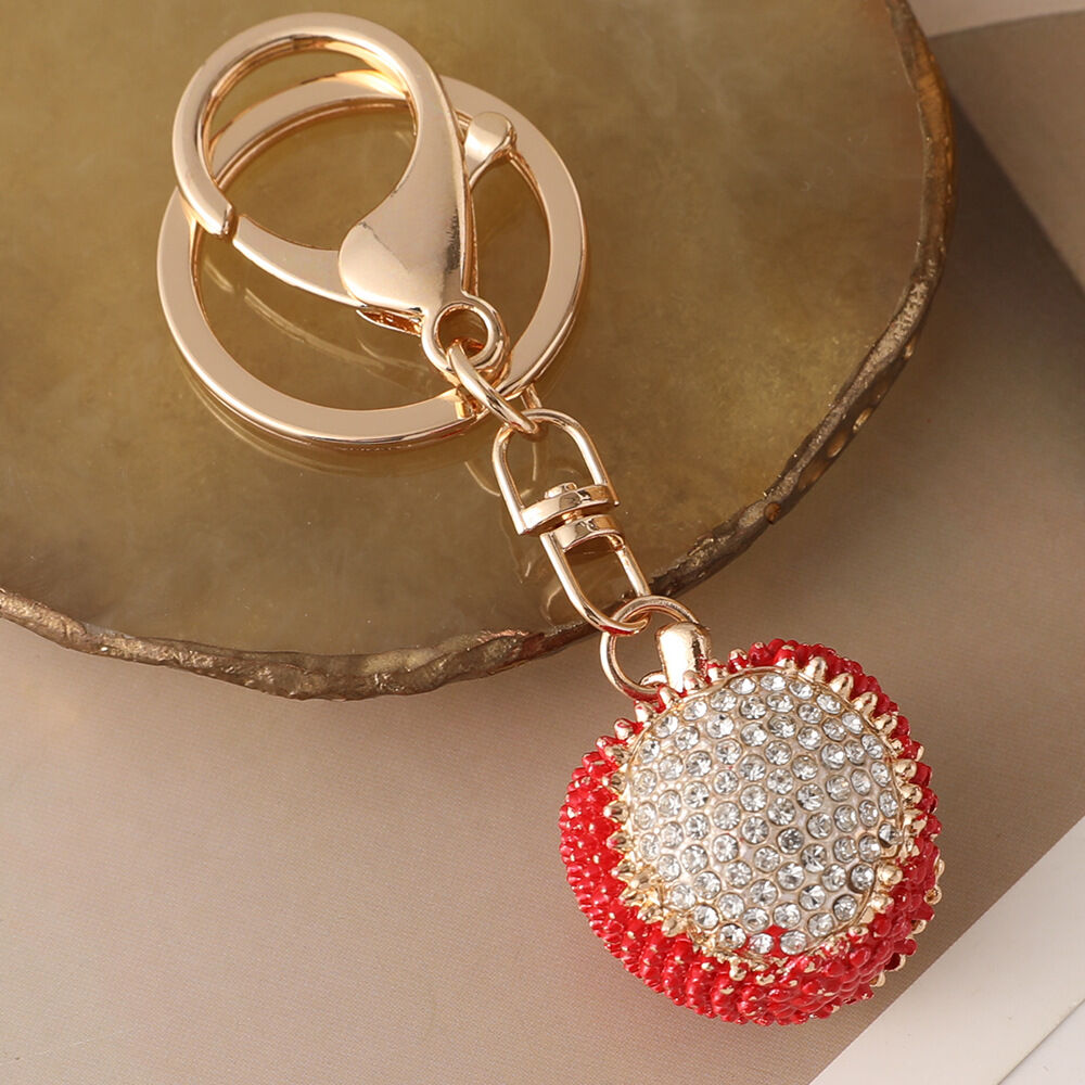 1 Piece Lychee Alloy Keychain
