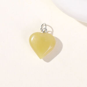 1 Piece Simple Series Simple Heart Natural Stones Jewelry Beads h5