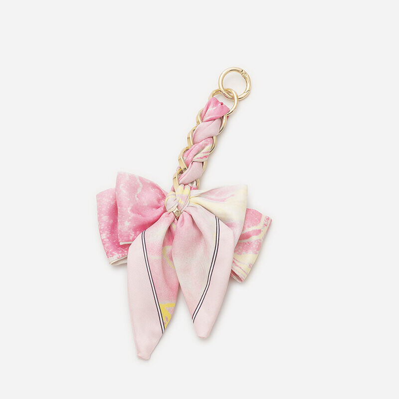 【Shadows Of The Past●Pink】Bow Extension Chain 17Cm Picture18