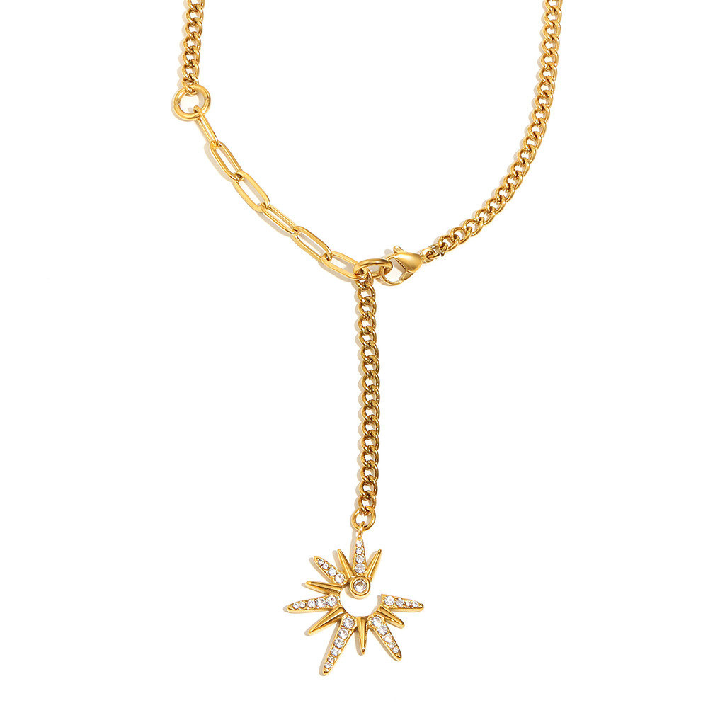 Light Luxury Series Stainless Steel Waterproof Women's  Pendant Necklaces Picture2