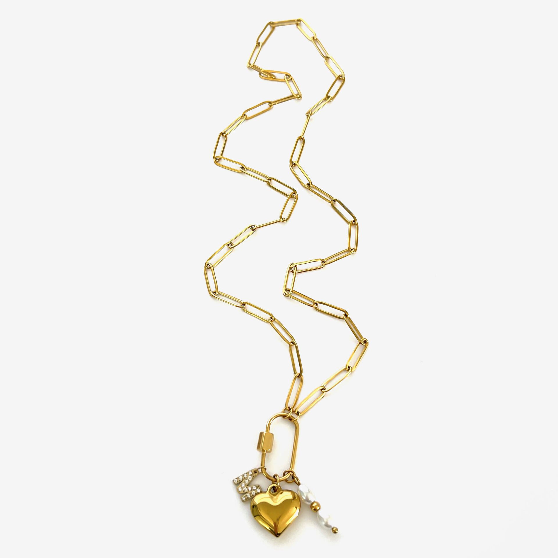 Letter M Necklace Picture15