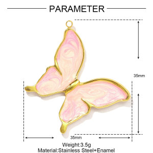 1 Piece Diy Star Stainless Steel Waterproof Gold Color Women's Pendants h5 Picture2