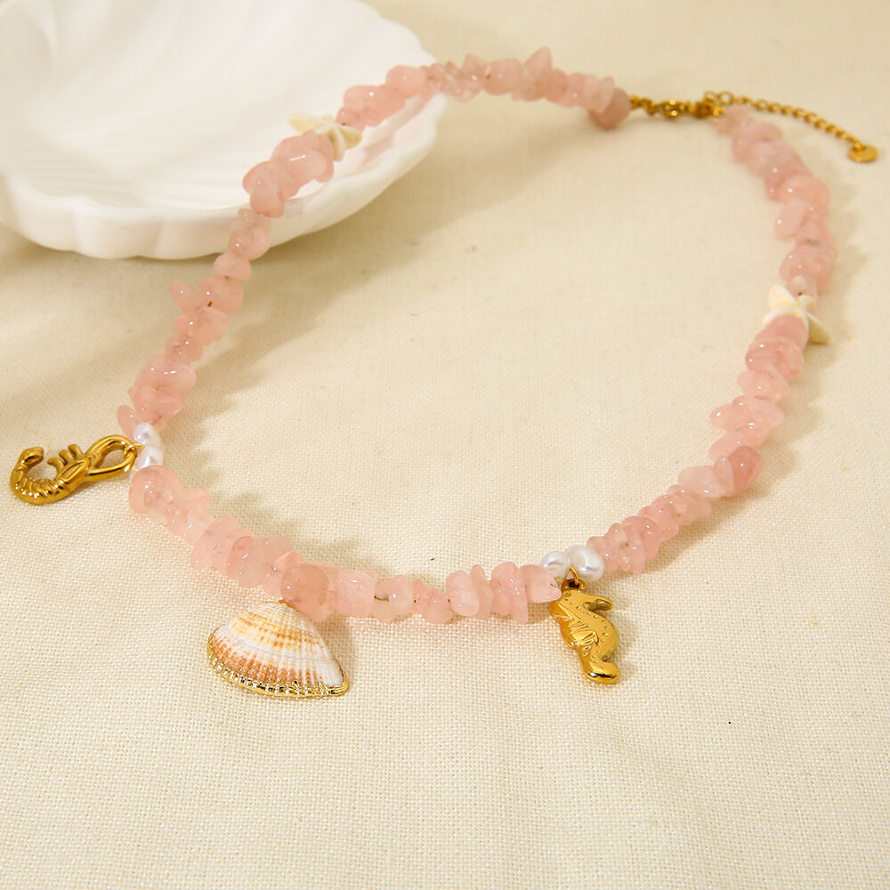 Collane con ciondolo da donna in acciaio inossidabile a forma di tartaruga dolce della serie Romantic h5 Immagine3