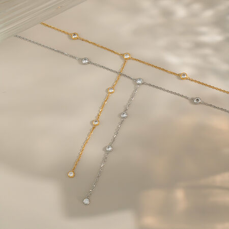 1 Piece Stainless Steel Waterproof Gold Color Pendant Necklace 2