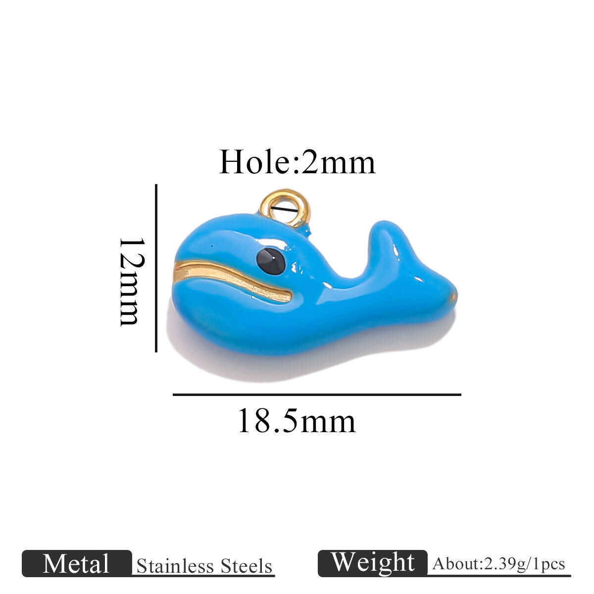 Dolphin With Mouth-Blue Picture2