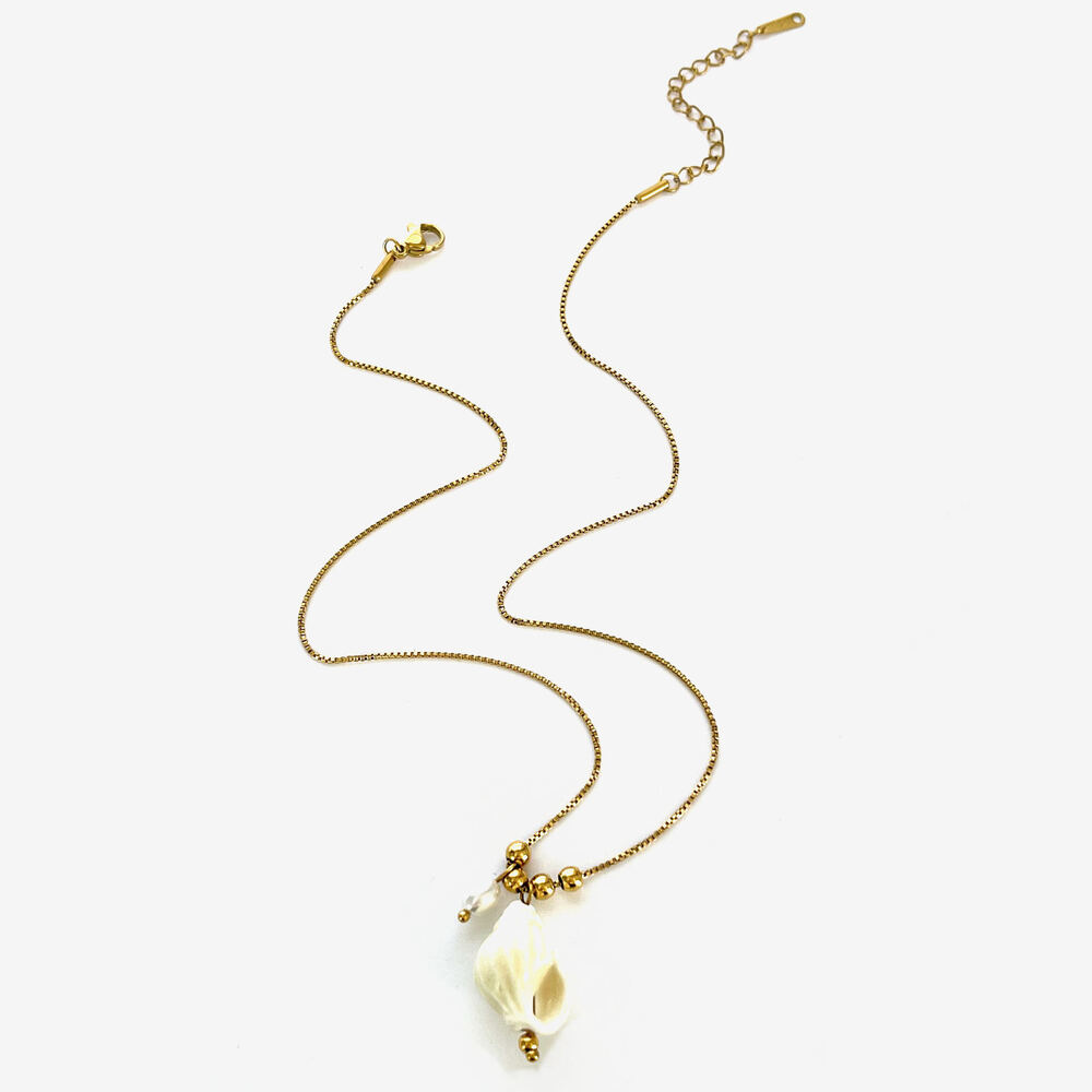 1 Piece Colorful Shell Pendant Necklace