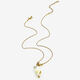 Beige Snail Necklace