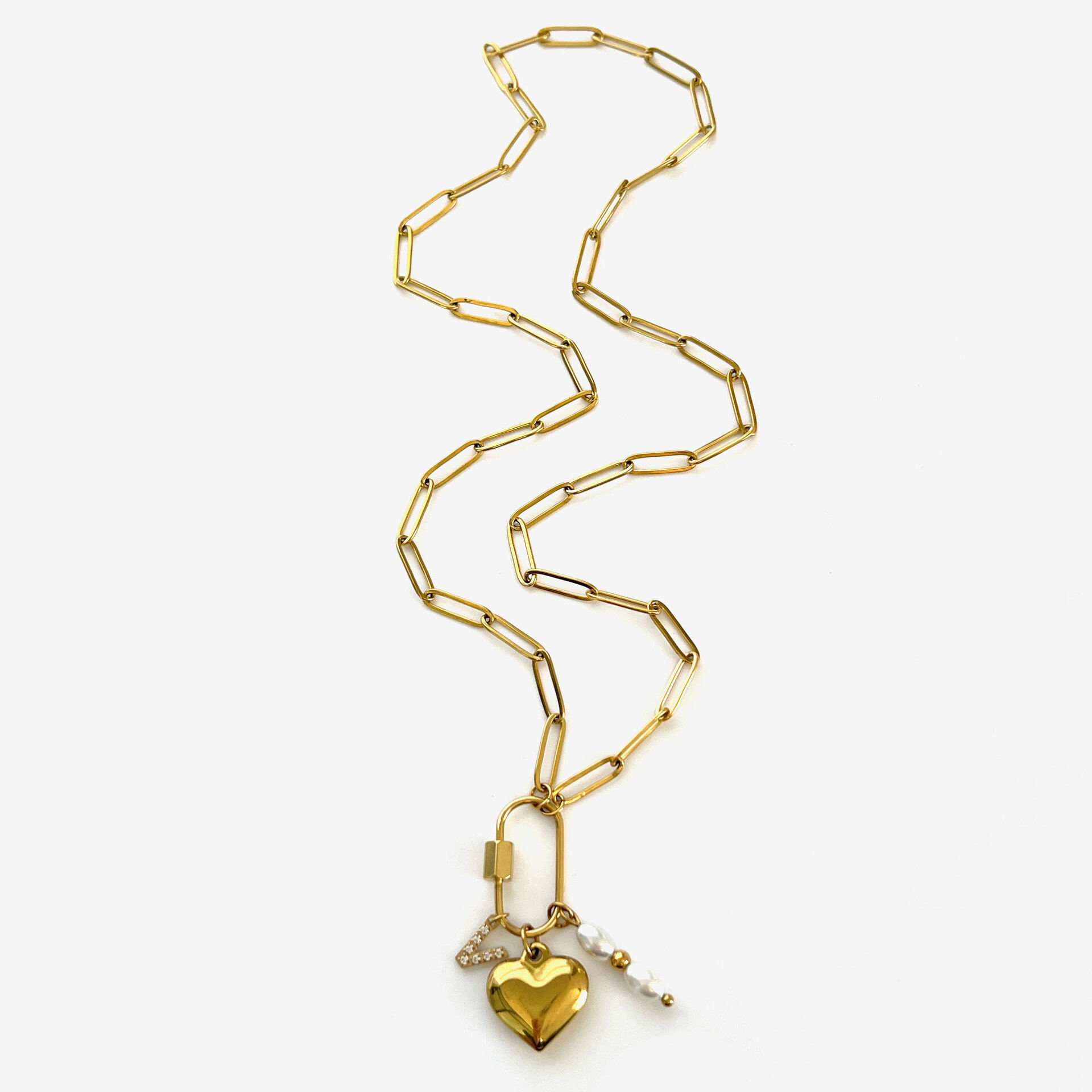 Letter V Necklace Picture24