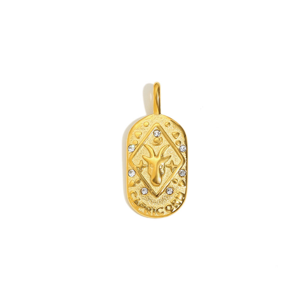 Constellation Pendant-Gold-Capricorn Picture11