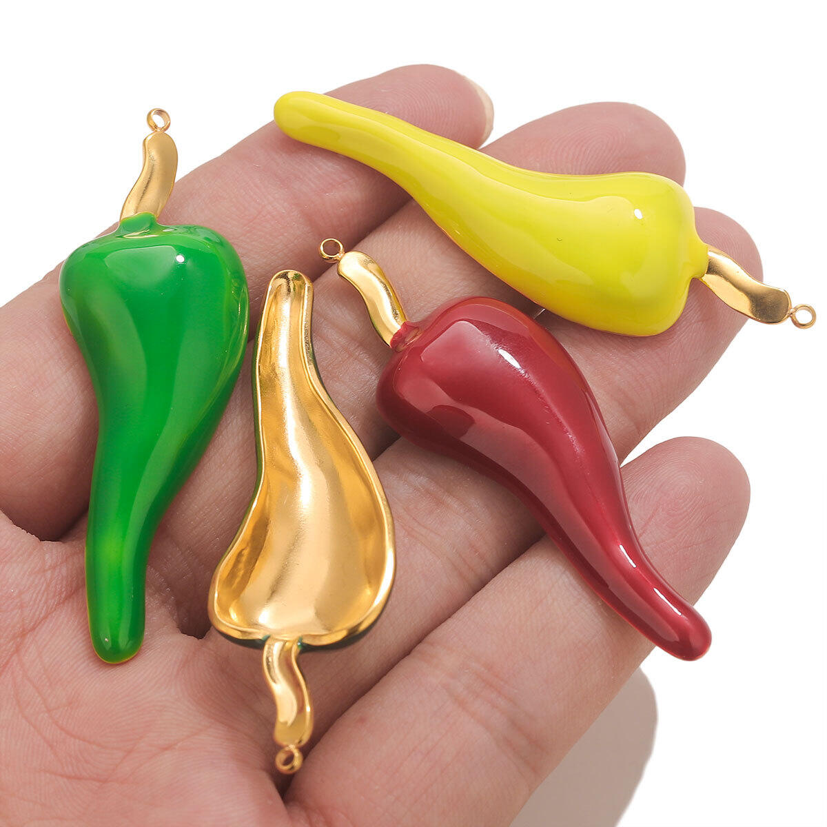 1 Piece DIY Pepper Stainless Steel Waterproof Women's Pendants h5 Picture4