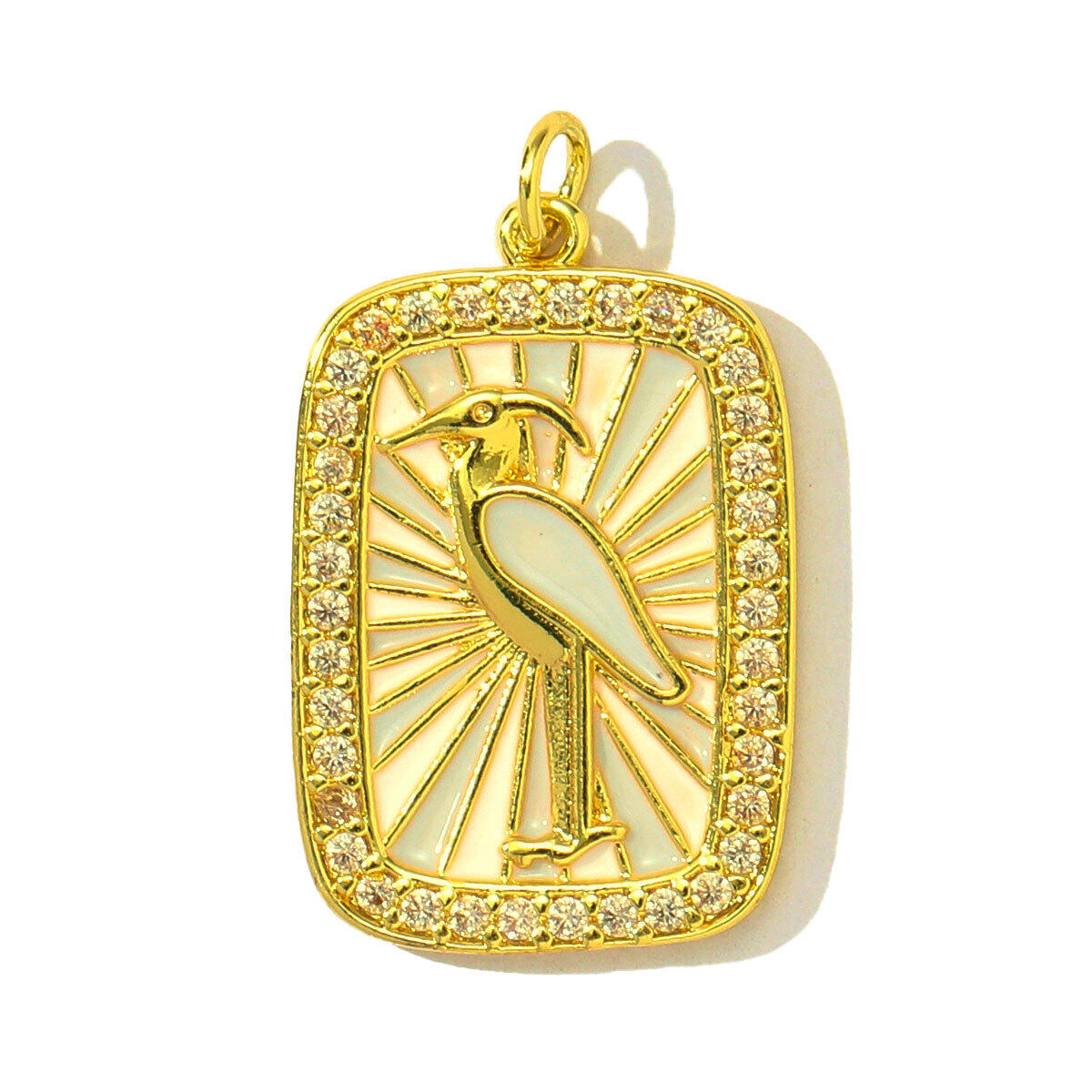 1 Piece DIY Animal Stainless Steel Waterproof Gold Color Women's Pendants h5 