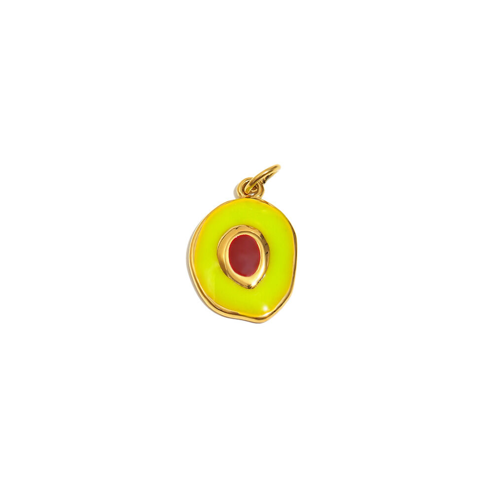 Pendentif fruit dégoulinant d'huile - or - 1 Image20