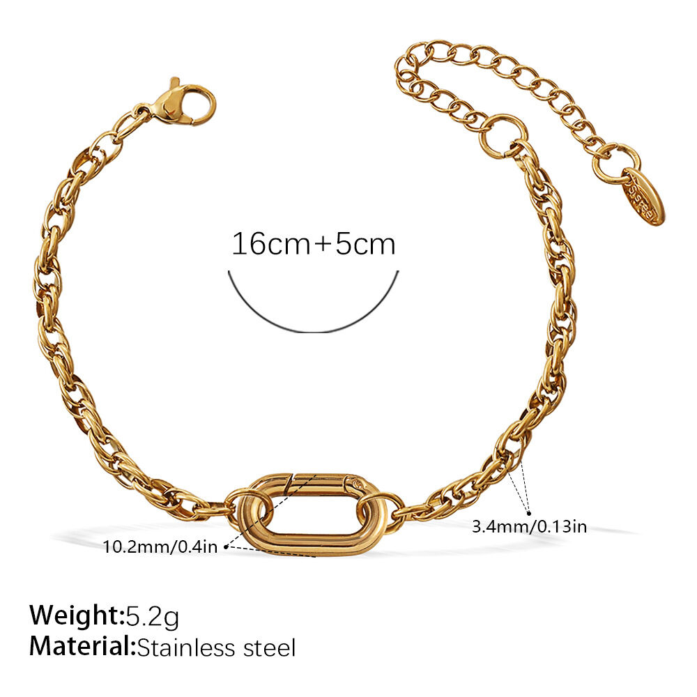 Sl306G Gold Bracelet Picture5