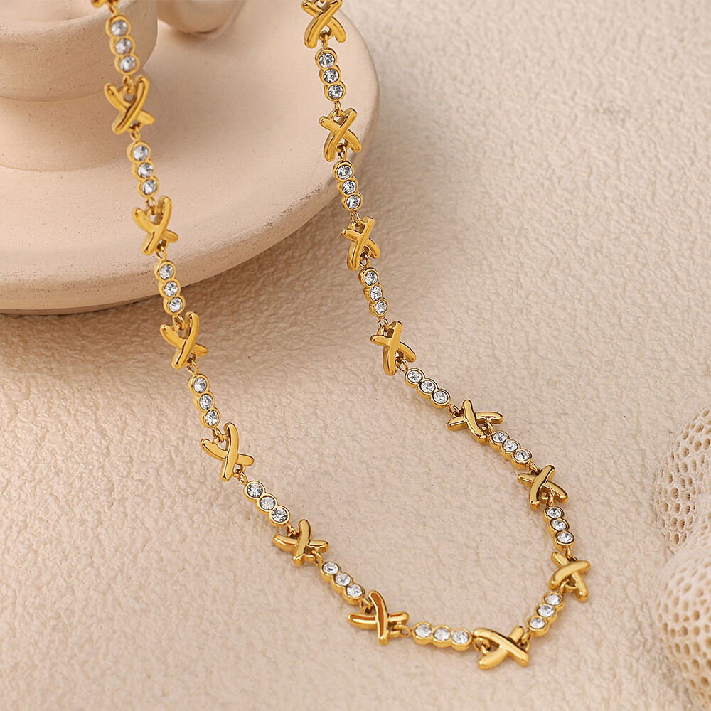 1 Piece Stainless Steel Waterproof Gold Color Pendant Necklace Picture2