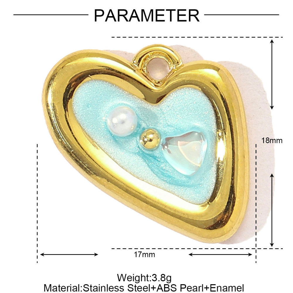1 Piece Classic Butterfly Stainless Steel Waterproof Gold Color Women's Pendants Picture2