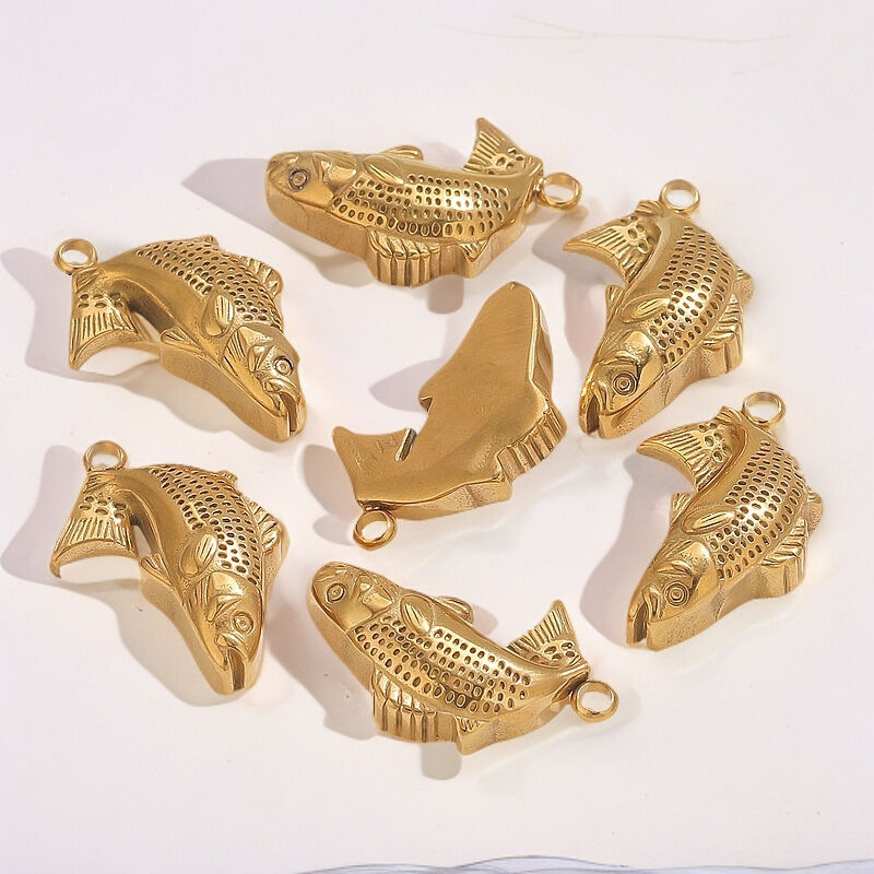 1 Piece DIY Fish Stainless Steel Waterproof Women's Pendants Picture3