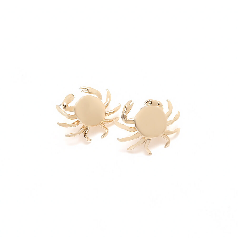 1 Pair Crab Alloy Stud Earrings Picture3