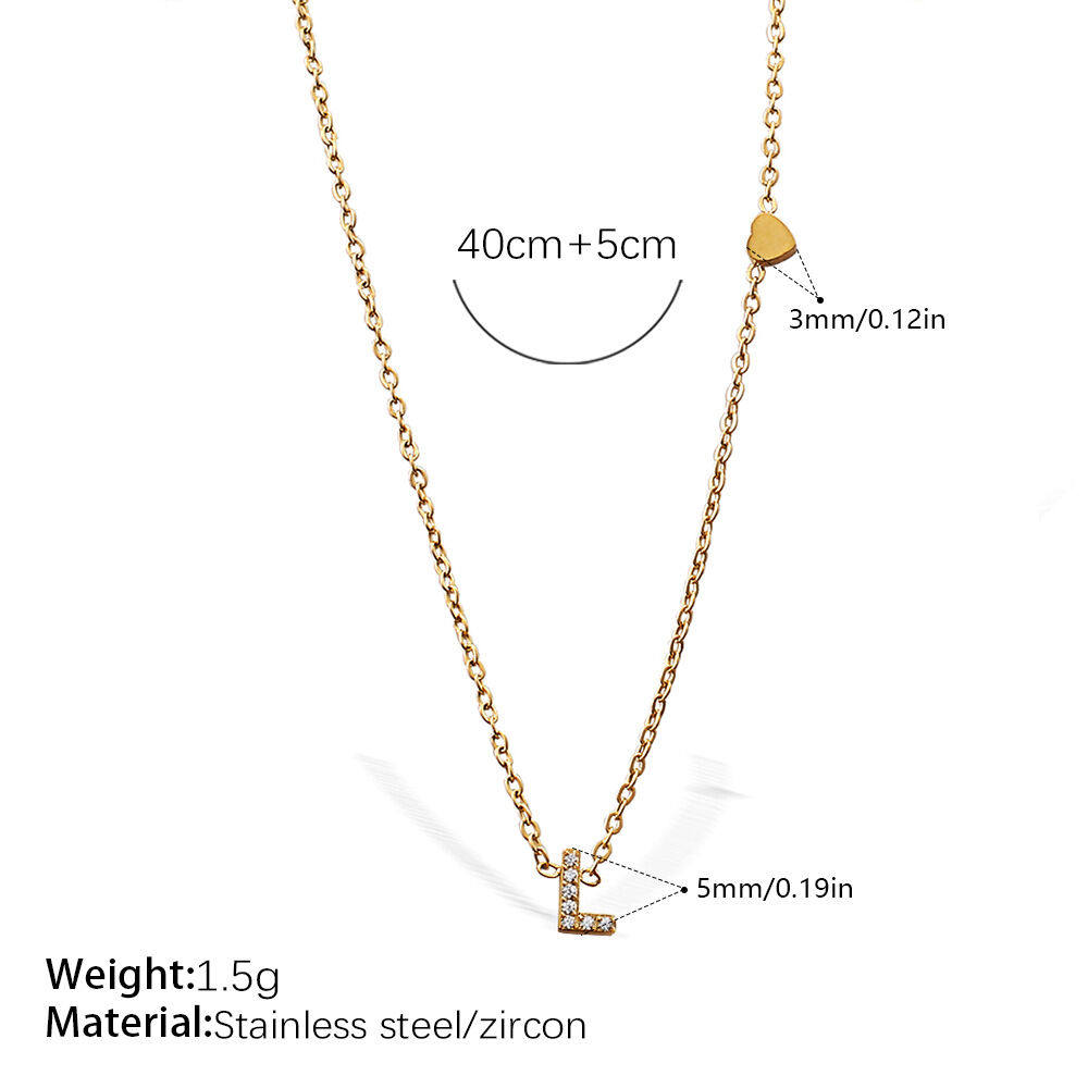 Xl543Wegl Letter Necklace Picture12