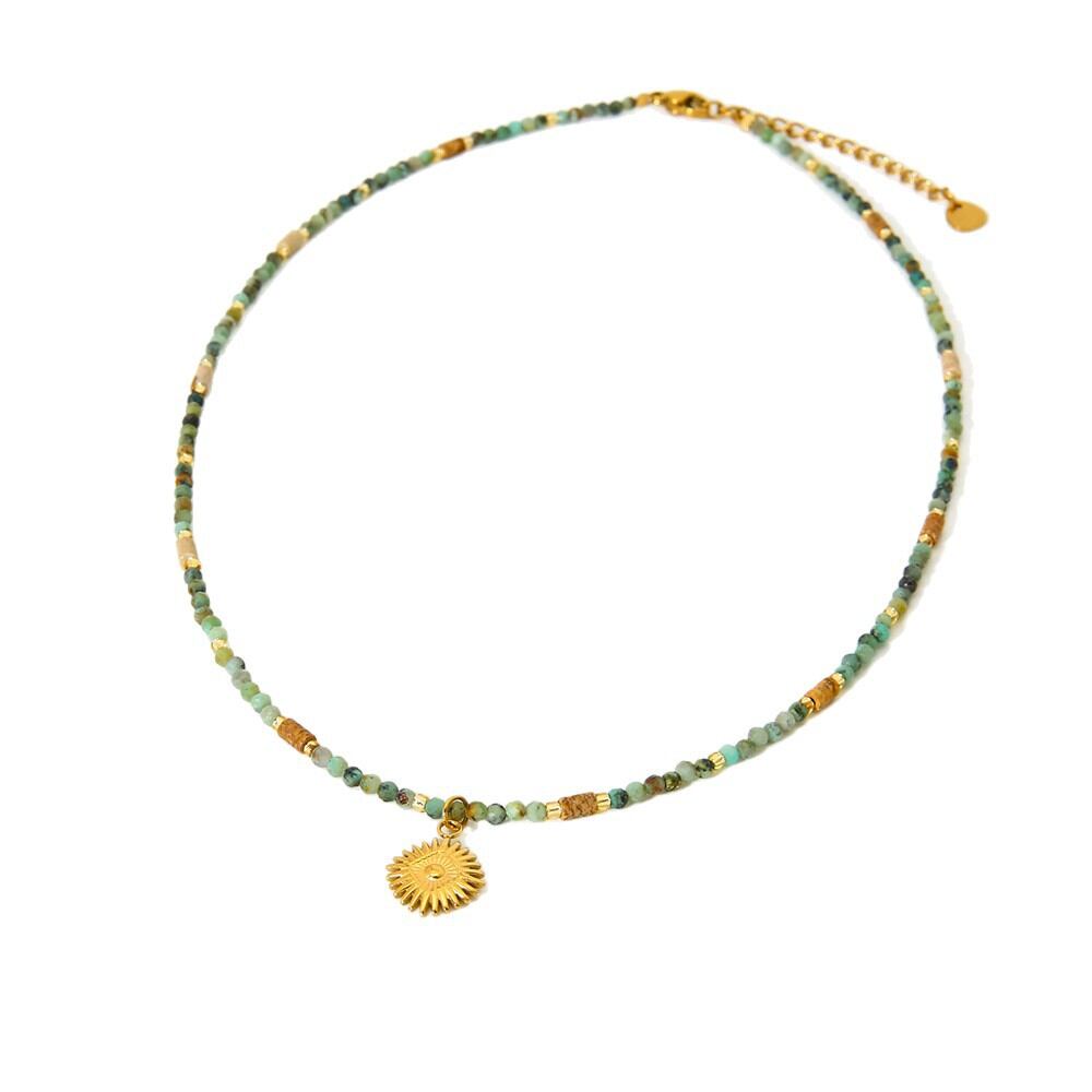 Collana con perline di pietre naturali da 1 pezzo h5Immagine5