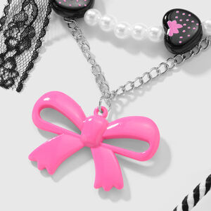 1 Piece Sweet Bow Knot Bag Charms h5 Picture5