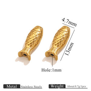 1 Stück Diy-Fischanhänger Aus Wasserdichtem Edelstahl Für Damen h5 Bild2
