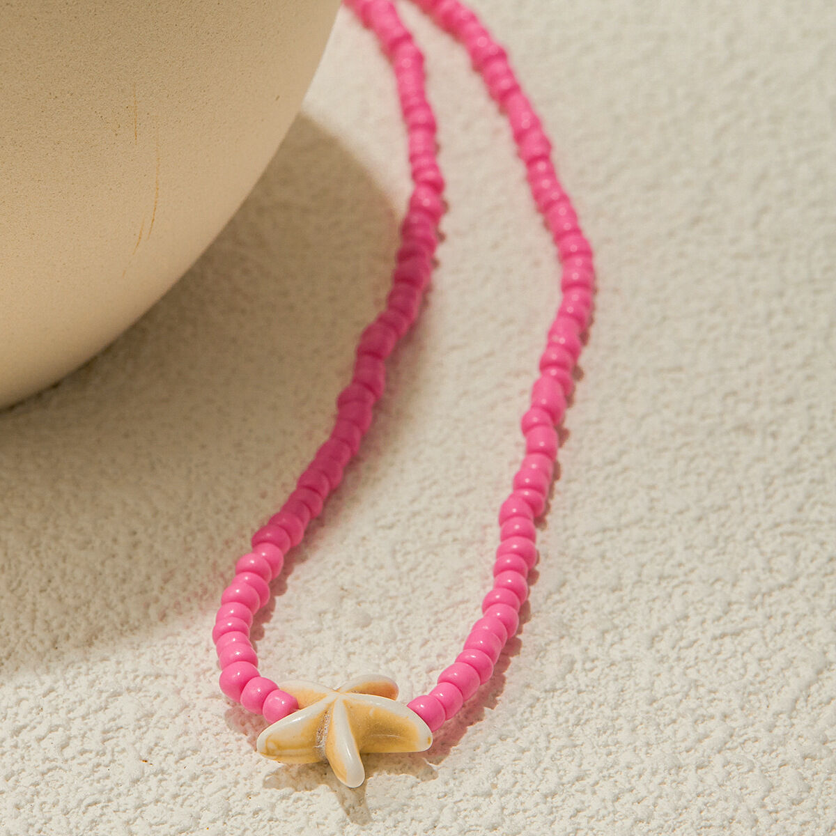 1 Piece Vacation Shell Stainless Steel Waterproof Gold Color Women's Pendant Necklaces h5 Picture8