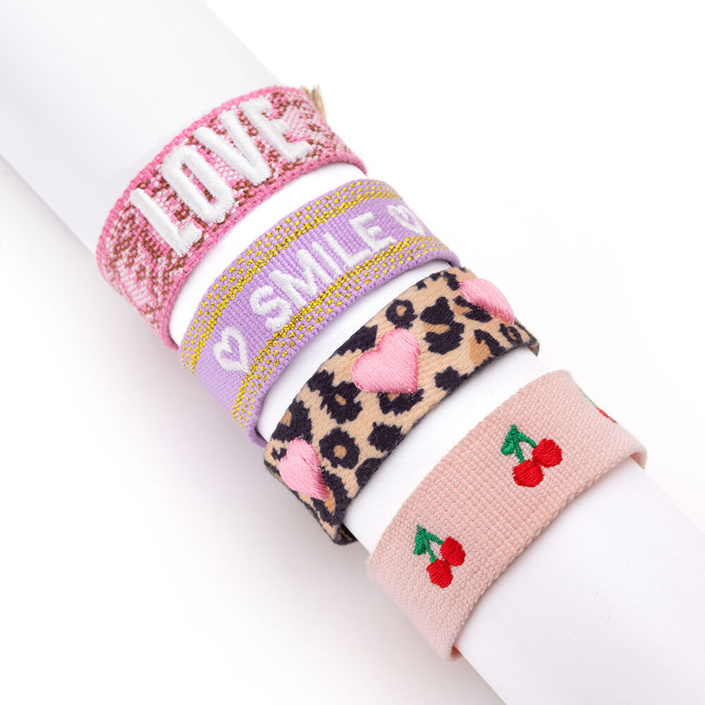 1 Piece Fashionable Series Bohemian Letter Cotton Women's Bangles h5Picture7