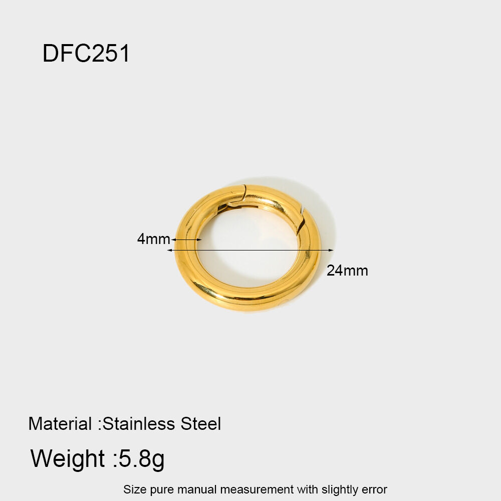 Simple Series Daily Geometric Stainless Steel Waterproof Women's Pendants