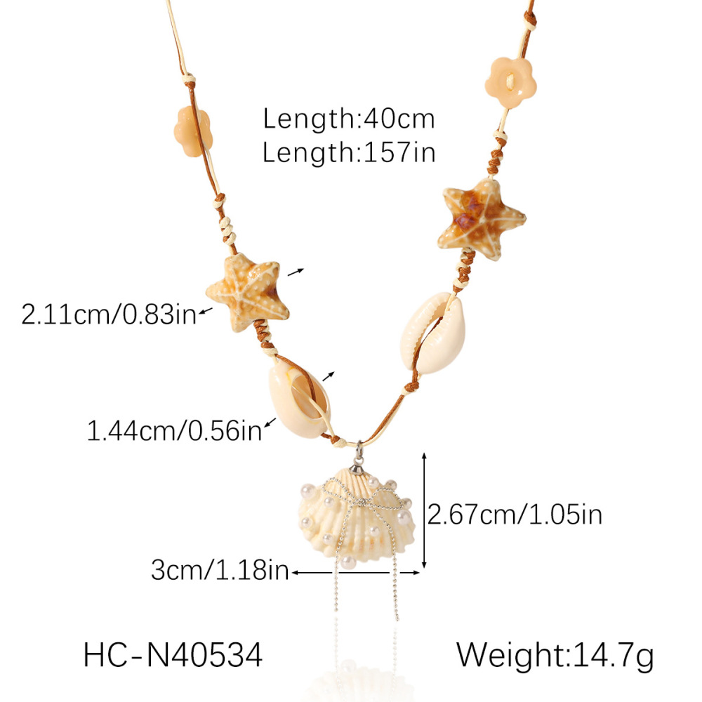 Vacation Turtle Stainless Steel Waterproof Gold Color Shell Women's Pendant Necklaces Picture2