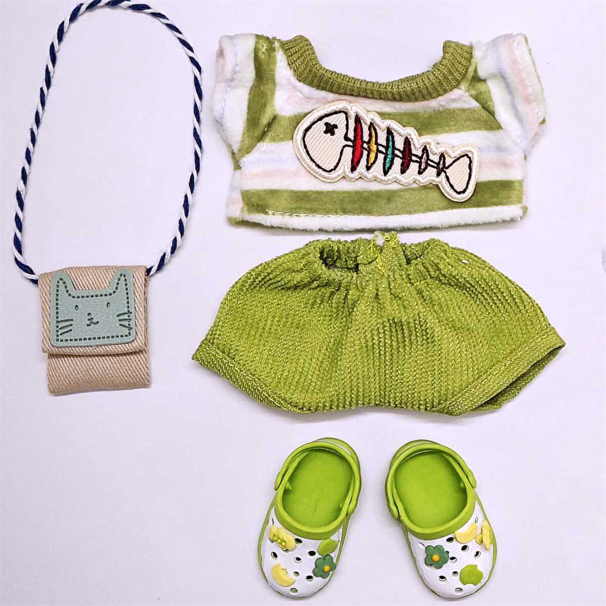 Green Cute Clothes Set for Dolls (NO Doll) h5 Picture3