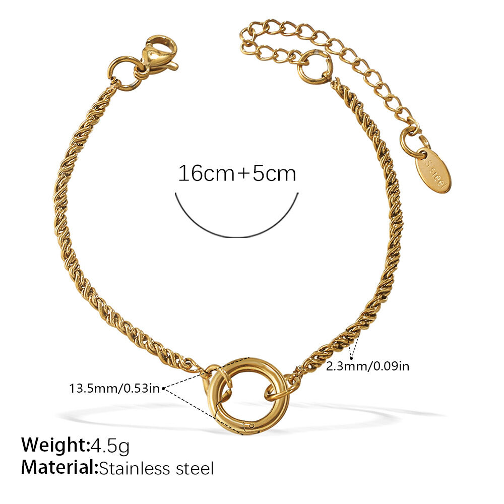 Bracciale in oro SL265G Immagine30