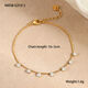 Nmsb-G319-3 Gold Round White Diamond Bracelet Picture5