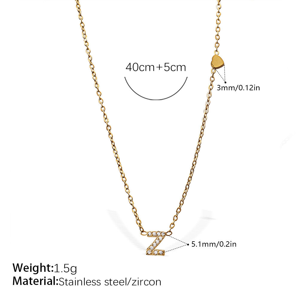 Xl543Wegz Letter Necklace Picture26