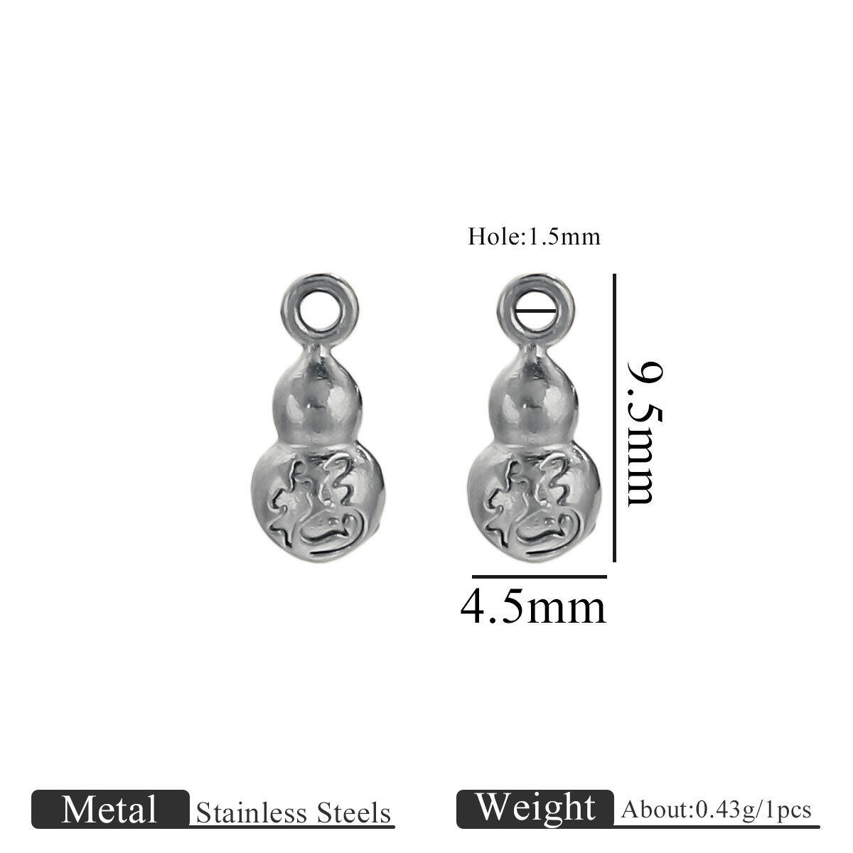 Steel Small Pendant - Gourd Picture6