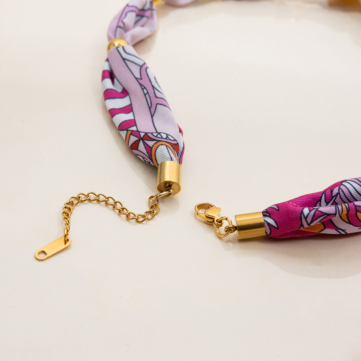 1 Piece Tropical Style Stainless Steel Waterproof Gold Color Women's Pendant Necklaces h5Picture8