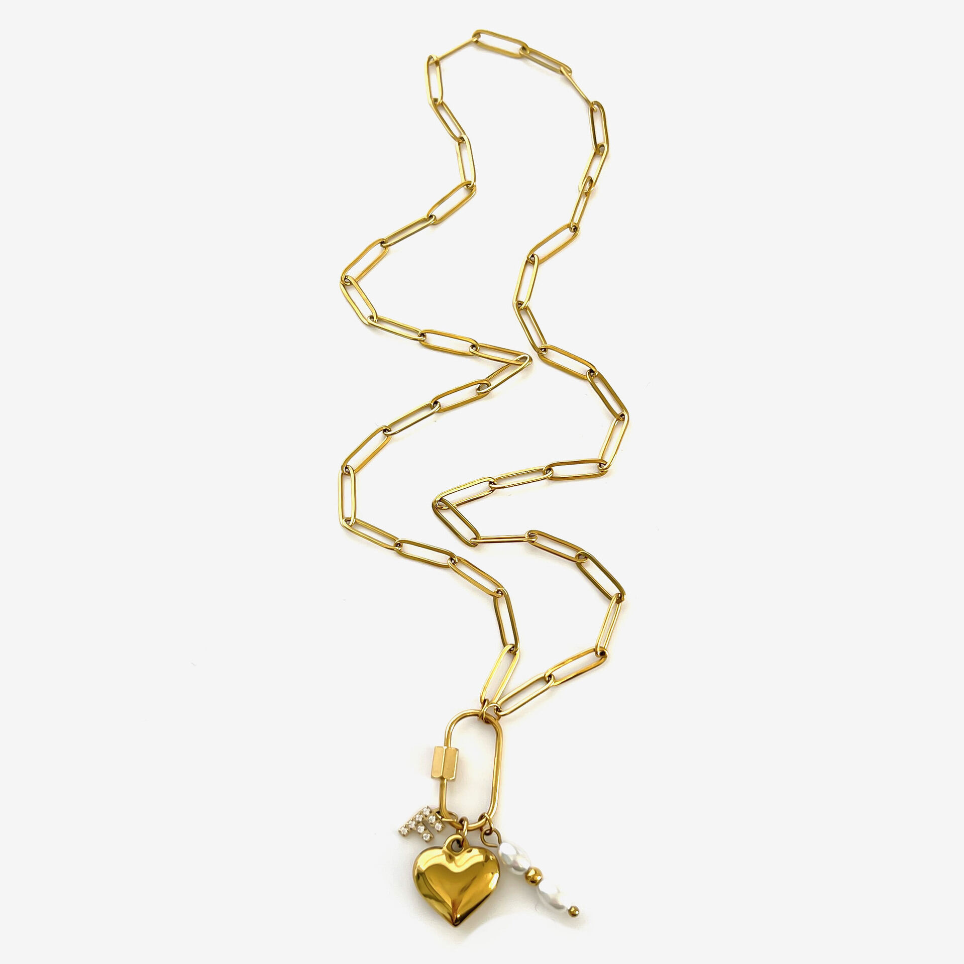 Letter F Necklace Picture8