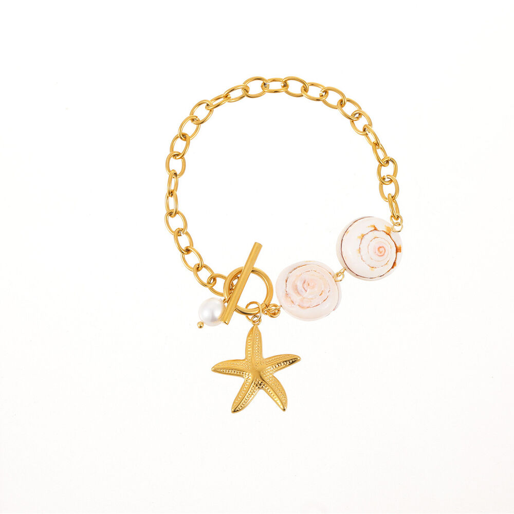 Colliers à pendentif géométriques en acier inoxydable pour femmes, vacances romantiques h5Image5