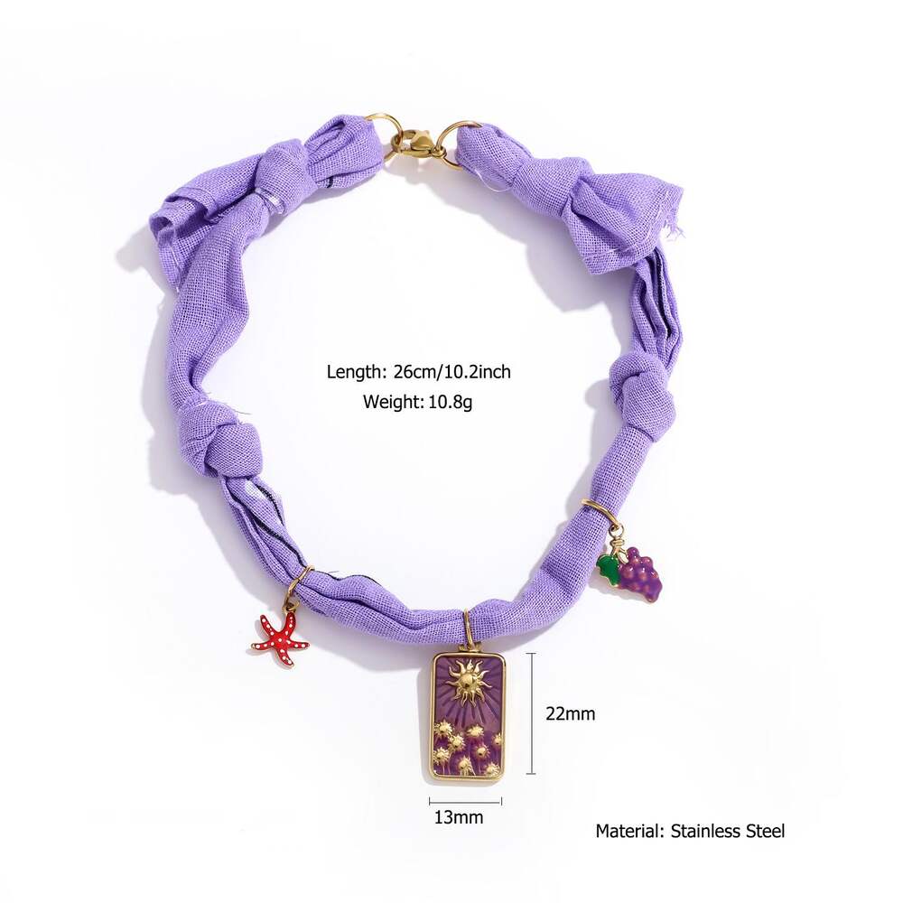1 Piece Romantic Series Flower Stainless Steel Waterproof Gold Color Anklets
