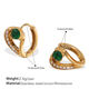 Eh1152Gng Green Zirconium Small Earrings Picture6