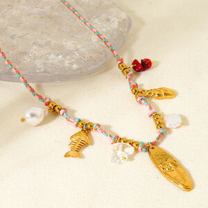 Romantic Series Sweet Turtle Stainless Steel Waterproof Women's Pendant Necklaces h5 Picture3