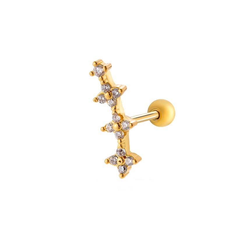 Colore oro/Taglia unica/059-11G Immagine11