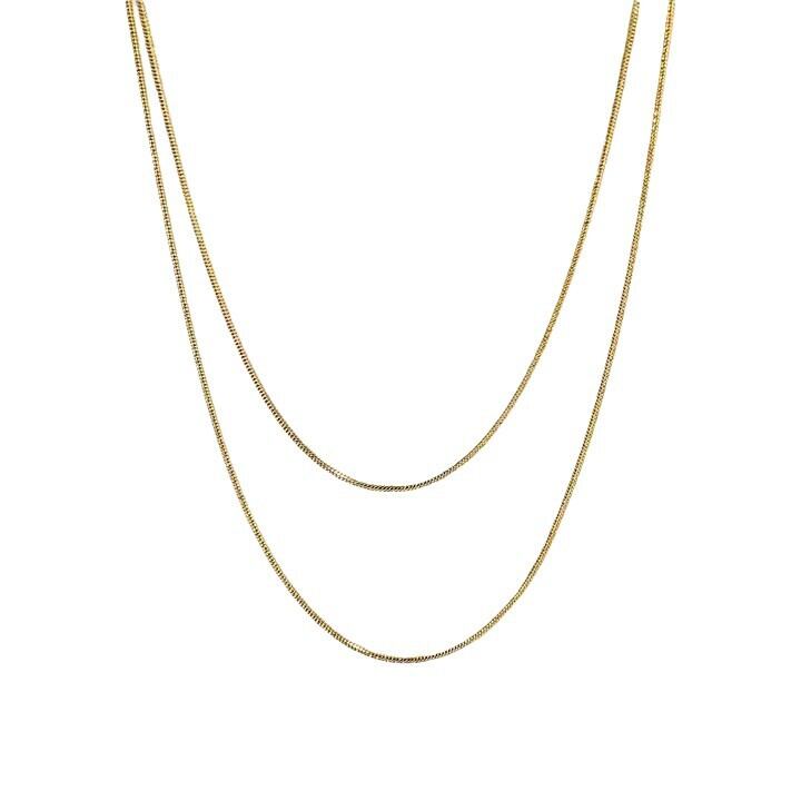 Simple and Versatile Double-layer Stainless Steel Waterproof Women's Necklace Picture5
