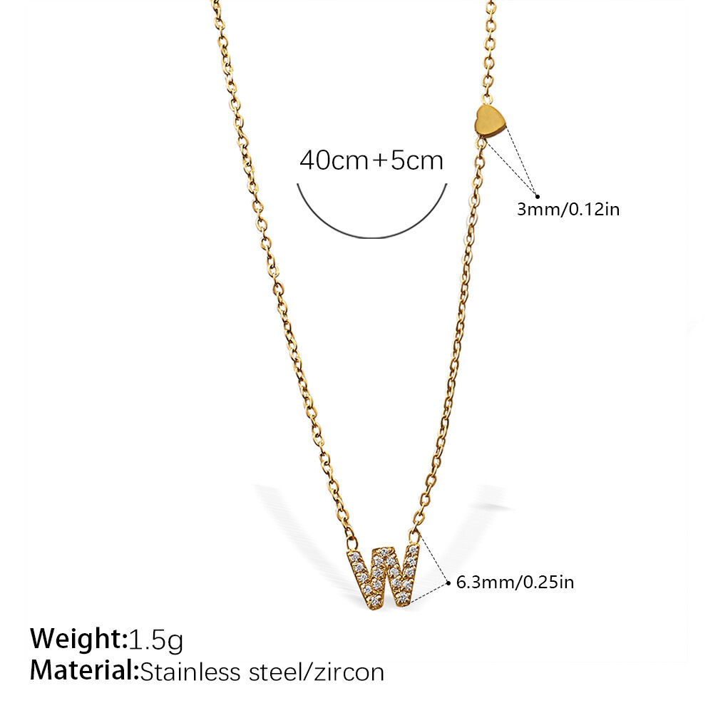 Xl543Wegw Letter Necklace Picture23