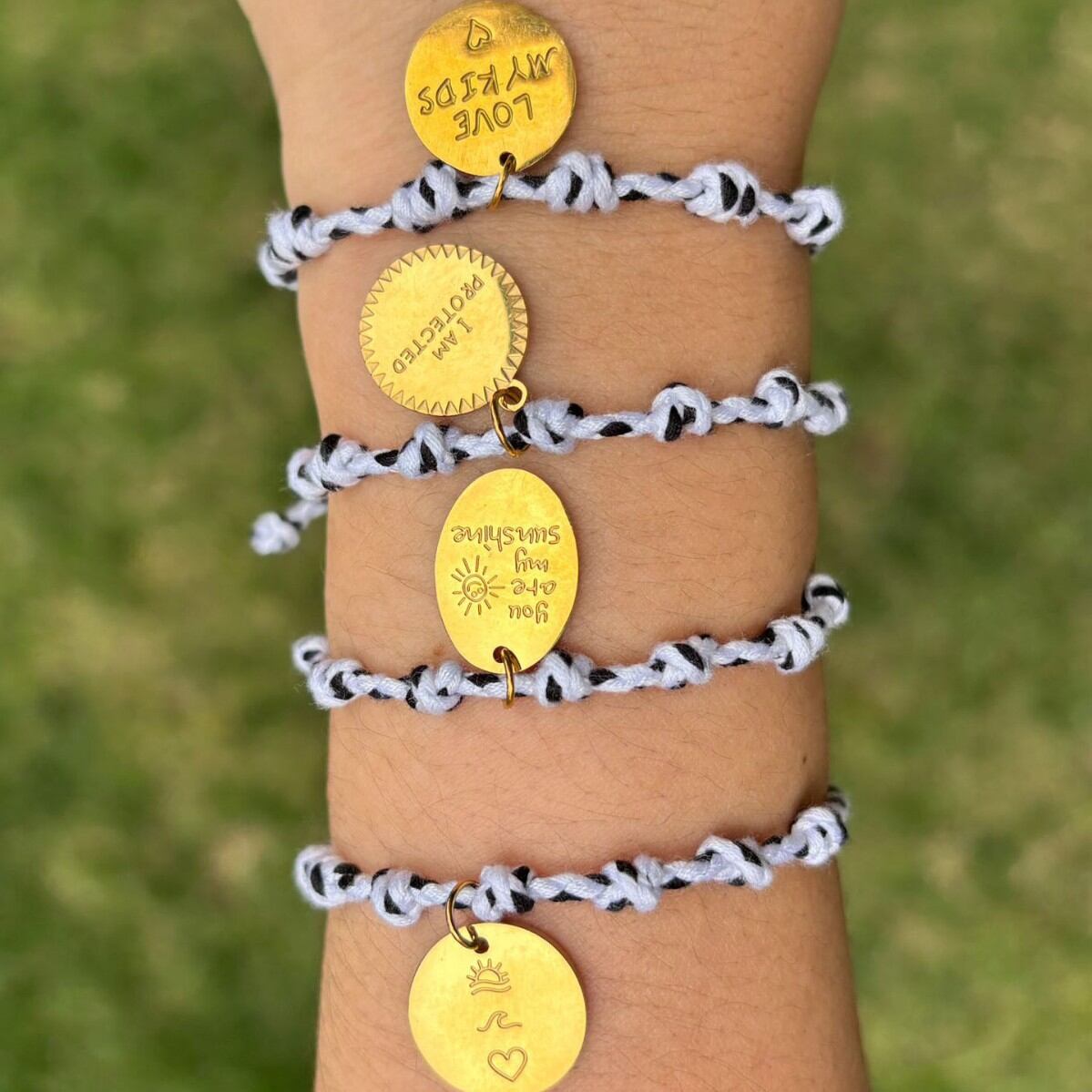 1 Piece Stainless Steel Waterproof Gold Color Charm Bracelet h5 Picture3