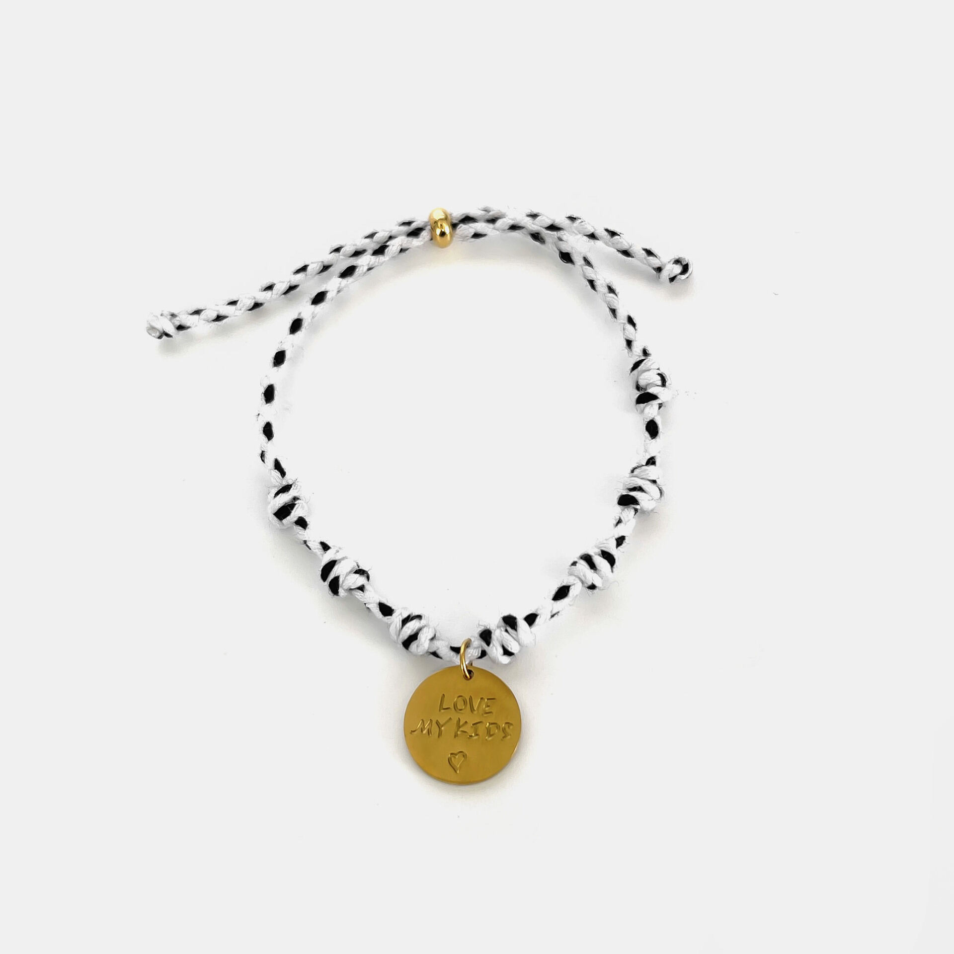 1 Piece Stainless Steel Waterproof Gold Color Charm Bracelet h5 