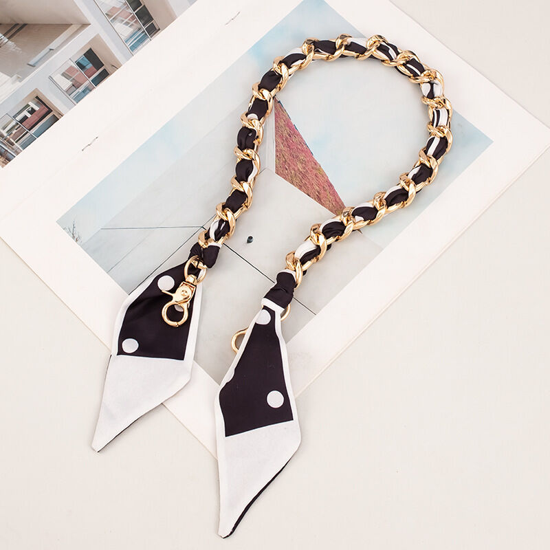 [Polka Dot Series ● Black Model 1] Single Shoulder Decorative Chain 54Cm Picture5